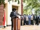 Kiir is a Dinka, though of a different clan than former Southern Sudan president John Garang. In the late 1960s, Kiir joined the Anyanya in the First Sudanese Civil War. By the time of the 1972 Addis Ababa Agreement, he was a low-ranking officer. In 1983, when Garang joined an army mutiny he had been sent to put down, Kiir and other Southern leaders joined the rebel Sudan People's Liberation Movement (SPLM) in the second civil war. Kiir eventually rose to head the SPLA's military wing.<br/><br/>

After the death of Garang in a helicopter crash on 30 July 2005, he was chosen to succeed to the post of First Vice President of Sudan and President of Southern Sudan. He is popular among the military wing of the SPLM for his battlefield victories and among the populace for his unambiguous pro-secession stance.<br/><br/>

Kiir was re-elected with 93% of the vote in the 2010 Sudanese election.